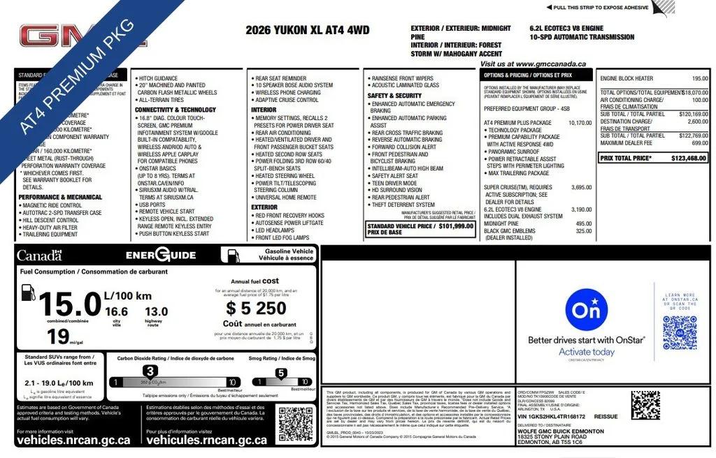 gmc yukon xl 2026 1GKS2HKL4TR168172 image gmc yukon xl 2026 1GKS2HKL4TR168172 image